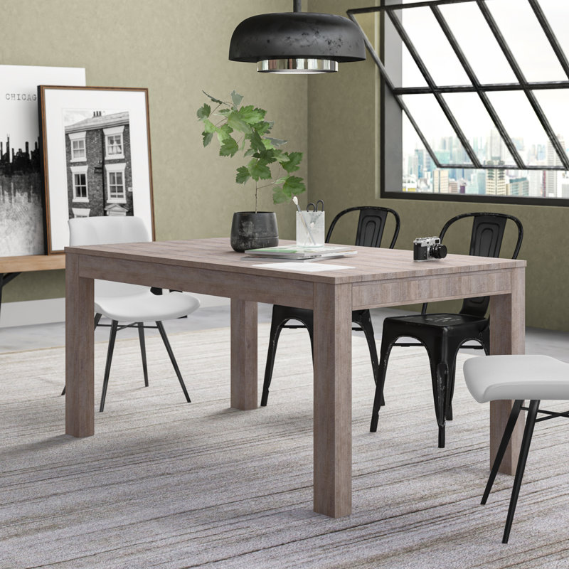 Montauk Solid Wood Pine Dining Table & Reviews AllModern